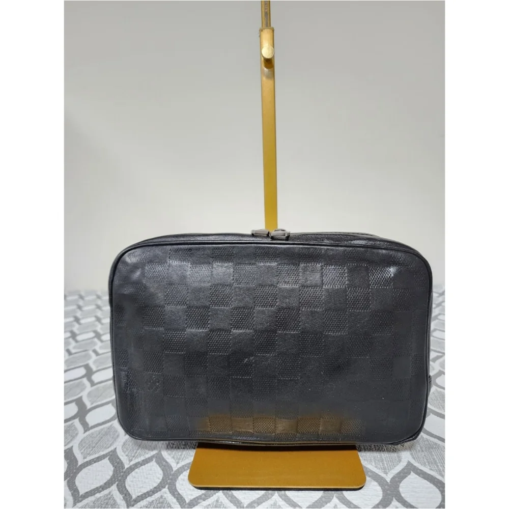 Louis Vuitton Damier Infini Minaudière Clutch Black